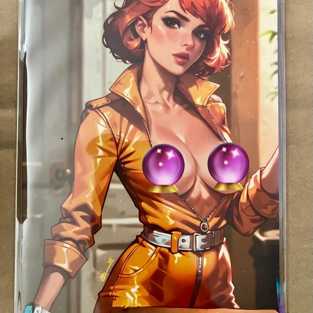 Fantasy of Cosplay April O'Neal Cosplay Virgin Variant Cover Ltd 100